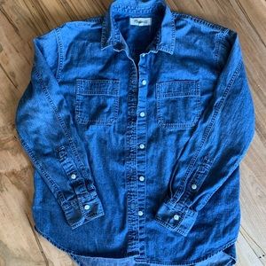 Madewell Oversized Denim Button Down